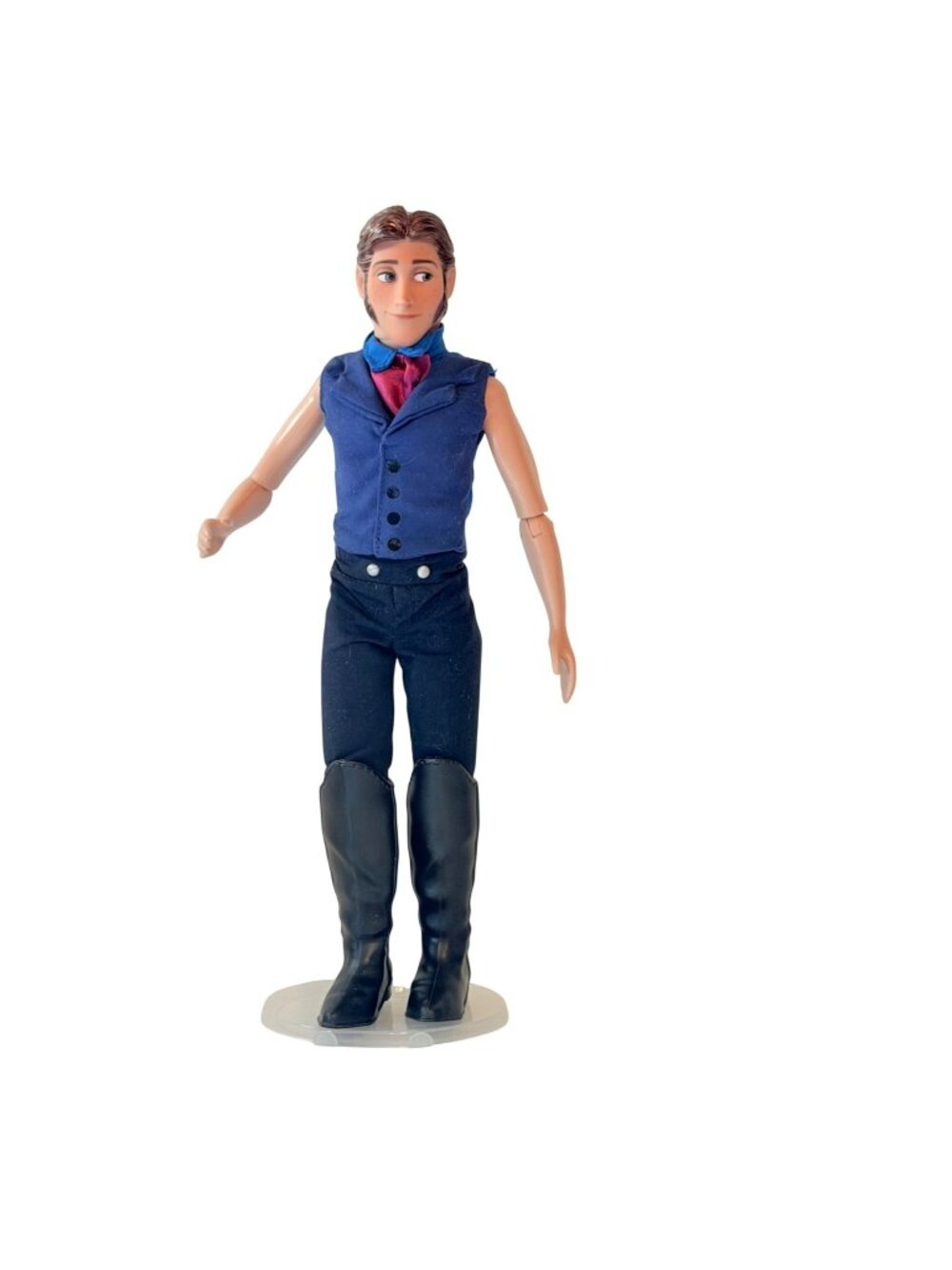 Disney Hans Doll Frozen Movie Collectible Figure Blue Vest Black Boots 12 Inch